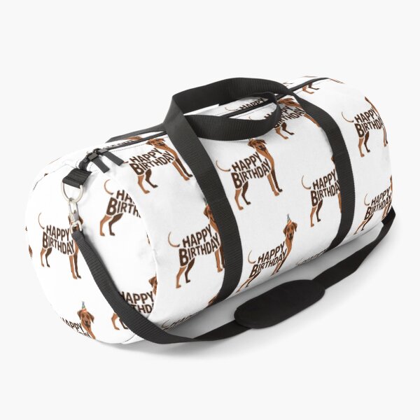 Item preview, Rhodesian Ridgeback Happy Birthday Silhouette designed and sold by TheAnimalZ00.