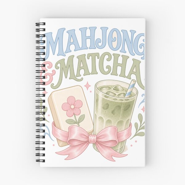 Item preview, Mahjong and Matcha Pastel Stone with Matcha Latte designed and sold by BoosterShop.