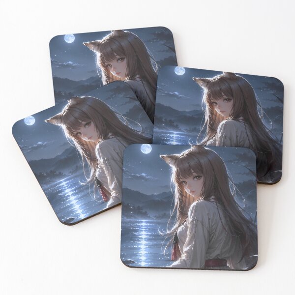 Item preview, Holo Spice and Wolf Moonlit Lakeside Dream designed and sold by Dashsopaner.