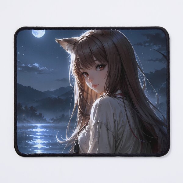 Item preview, Holo Spice and Wolf Moonlit Lakeside Dream designed and sold by Dashsopaner.