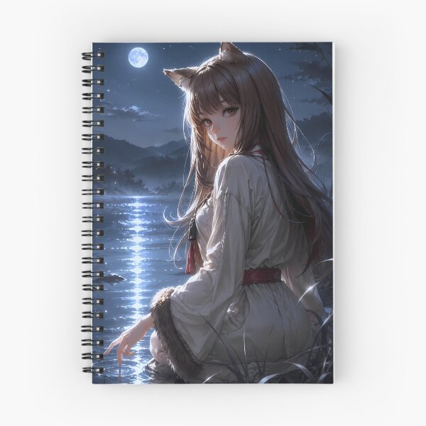 Item preview, Holo Spice and Wolf Moonlit Lakeside Dream designed and sold by Dashsopaner.