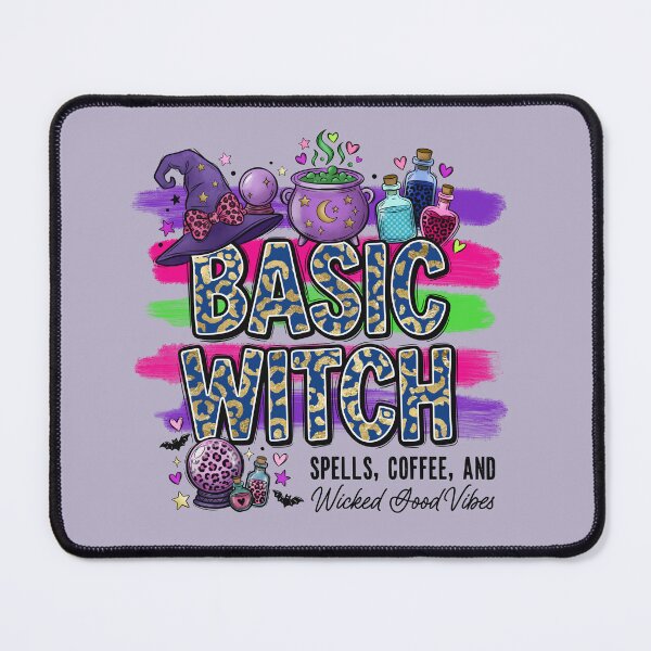 Item preview, Basic Witch: Spells, Coffee, and Wicked Good Vibes designed and sold by Ink & Kind Studio.
