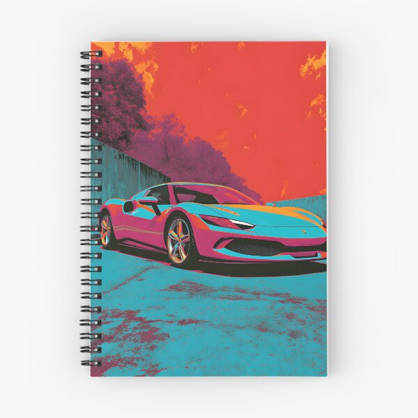 Item preview, Ferrari 296 GTB Exotic Automotive Pop Art Artwork designed and sold by AutoPopStudio.