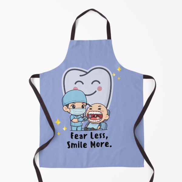 Item preview, Fear Less, Smile More Cute Pediatric Dentist Design designed and sold by AhmadAnnaPrints.