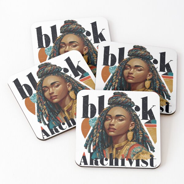 Item preview, Black Archivist Tribal Native Woman Colorful Hair design designed and sold by RichardRags.