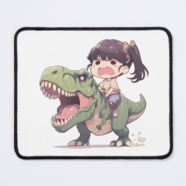Item preview, Kanao Tsuyuri Demon Slayer Green Chibi Dinosaur Surprise designed and sold by Dashsopaner.