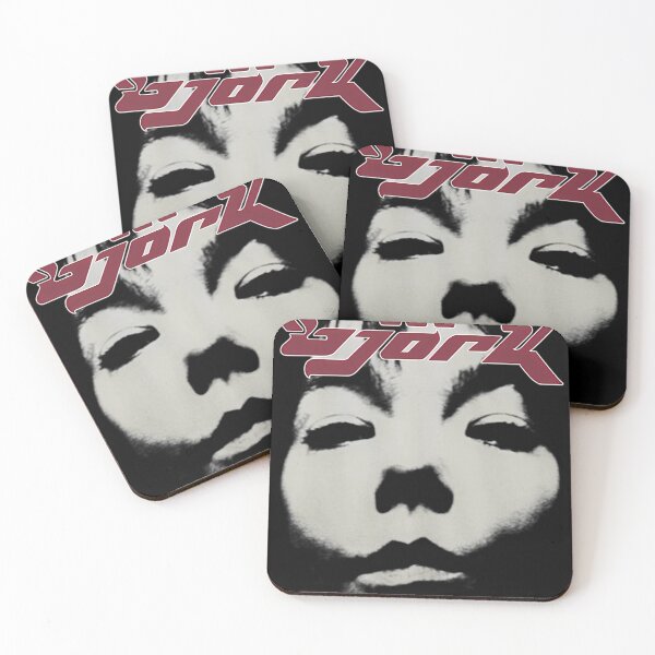 Item preview, Bjorks Homogenics Vintage Face Logo (White) designed and sold by RetroArtCanvas.