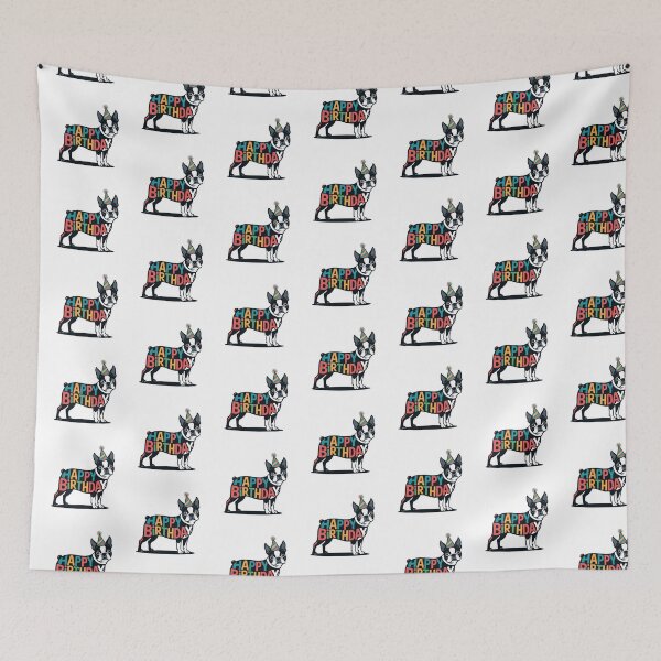 Item preview, Boston Terrier Birthday Silhouette designed and sold by TheAnimalZ00.