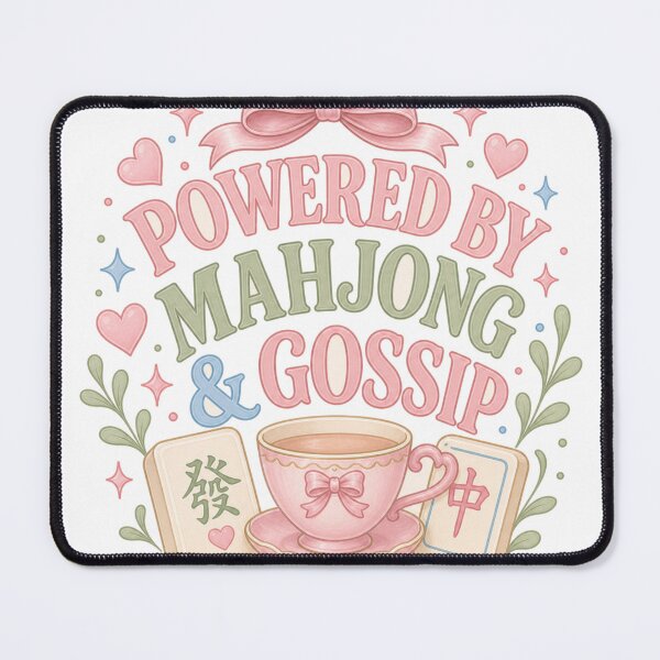 Item preview, Powered by Mahjong and Gossip Pastel Typography designed and sold by BoosterShop.