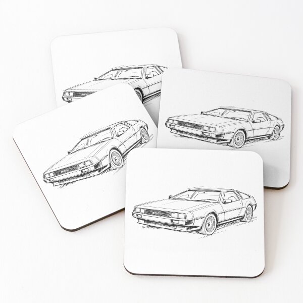 Item preview, DeLorean DMC‑12 Sketch — Stainless Steel Legend designed and sold by Automotive Art by Greg.