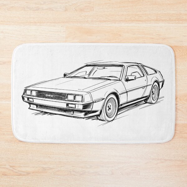 Item preview, DeLorean DMC‑12 Sketch — Stainless Steel Legend designed and sold by Automotive Art by Greg.