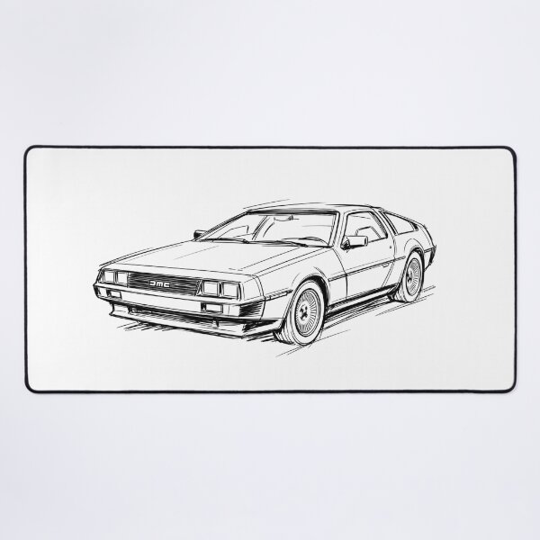 Item preview, DeLorean DMC‑12 Sketch — Stainless Steel Legend designed and sold by Automotive Art by Greg.