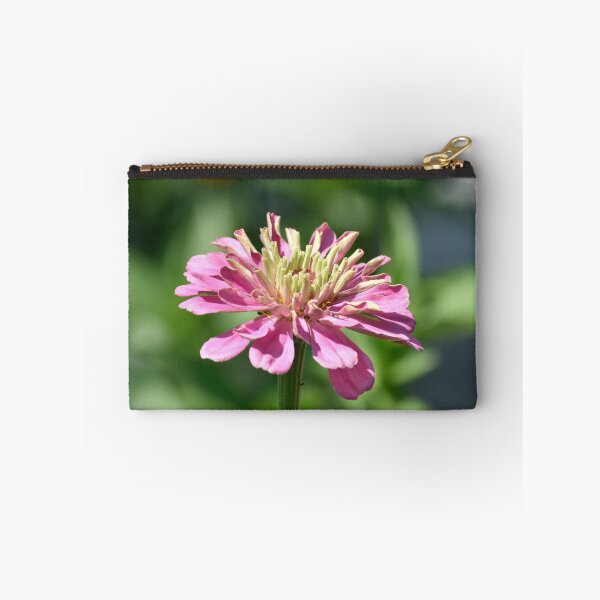 Item preview, Pink Purple Zinnia Two Tone Horizontal | Zinnia Macro Floral Photography designed and sold by TathataPhotos.