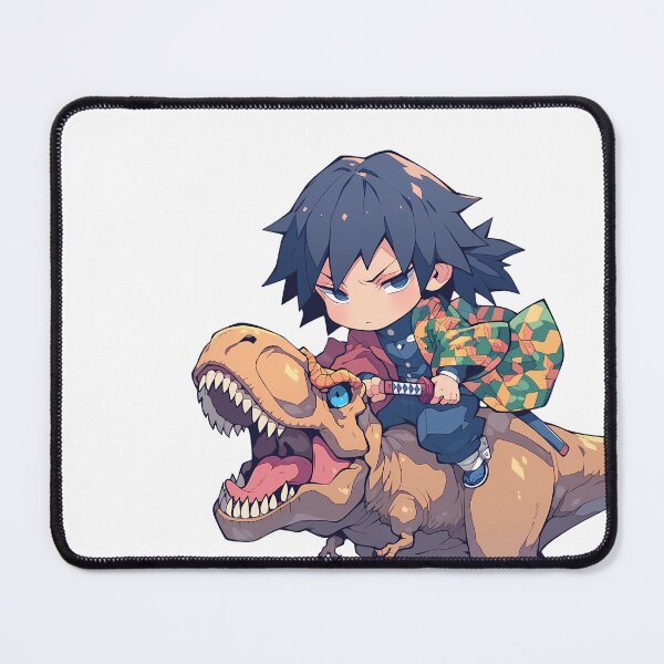 Item preview, Giyu Tomioka Demon Slayer Chibi Dinosaur Adventure designed and sold by Dashsopaner.