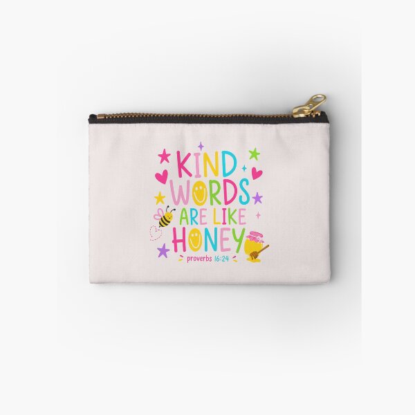 Item preview, Kind Words Are Like Honey Proverbs 16:24 Christian Bible Verse designed and sold by mari-kayden.