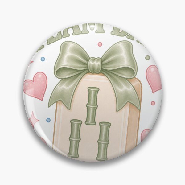 Item preview, Team Bam Mahjong Bamboo Stone with Sage Ribbon designed and sold by BoosterShop.