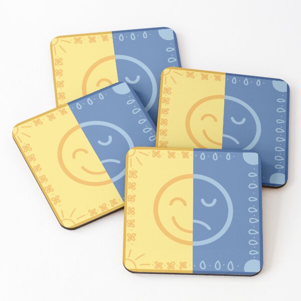 Item preview, Happy-Sad square designed and sold by Can-See-Zee.