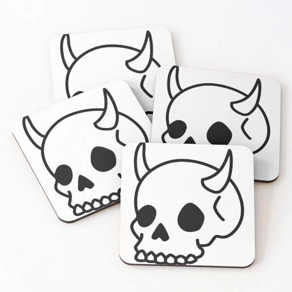 Item preview, Devil Skull Tattoo Flash designed and sold by villacruz.