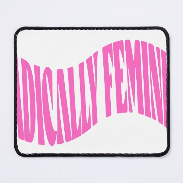 Item preview, Radically Feminist Wavy Bold Text Sticker – Pink designed and sold by joanaette.