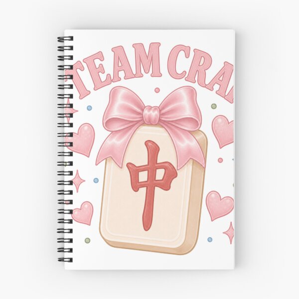 Item preview, Team Crak Mahjong Stone with Pink Ribbon designed and sold by BoosterShop.