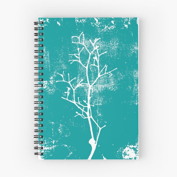Item preview, Minimalist Teal Botanical Branch Print | Scandinavian Gelli Print Nature Wall Art designed and sold by SWSandraWechner.