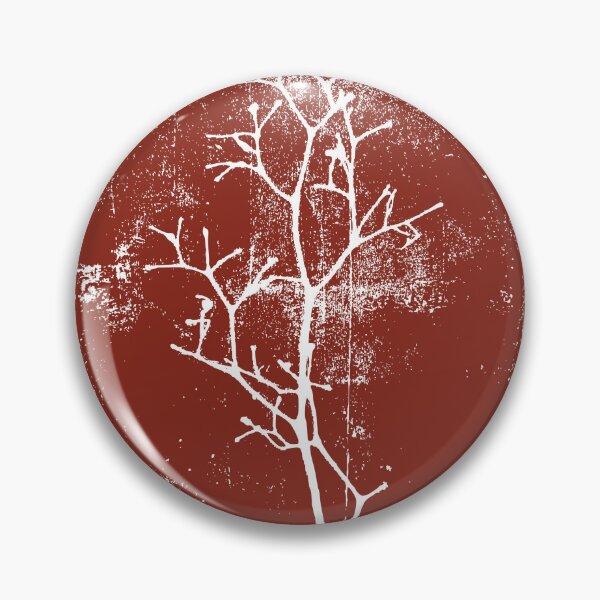 Item preview, Terracotta Botanical Branch Wall Art | Minimalist Gelli Nature Print for Modern Home Decor designed and sold by SWSandraWechner.