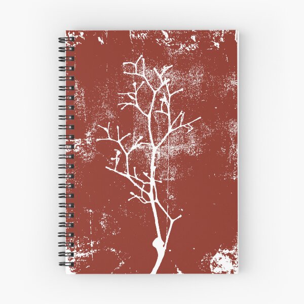 Item preview, Terracotta Botanical Branch Wall Art | Minimalist Gelli Nature Print for Modern Home Decor designed and sold by SWSandraWechner.