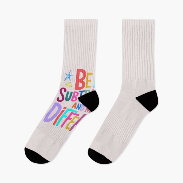 Item preview, Be Like Subtraction And Make A Difference Funny Math Teacher Quote designed and sold by mari-kayden.