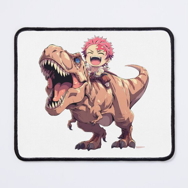 Item preview, Akaza Demon Slayer Kawaii Dinosaur Joyride Adventure designed and sold by Dashsopaner.