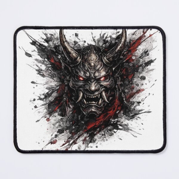 Item preview, Ink Oni Mask | Crimson Spirit of the Warrior designed and sold by rigelcreation.