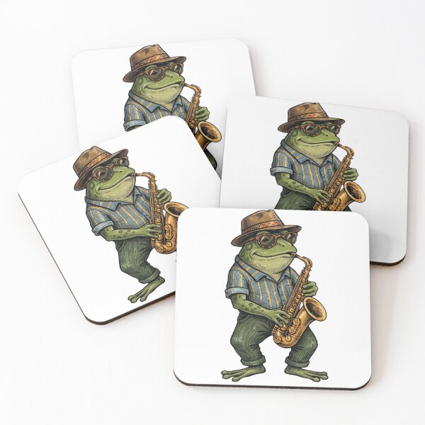 Item preview, Jazz Frog - Urban Retro Style designed and sold by conamor-bymel.