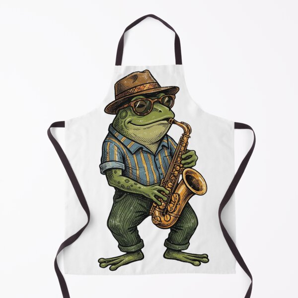 Item preview, Jazz Frog - Urban Retro Style designed and sold by conamor-bymel.