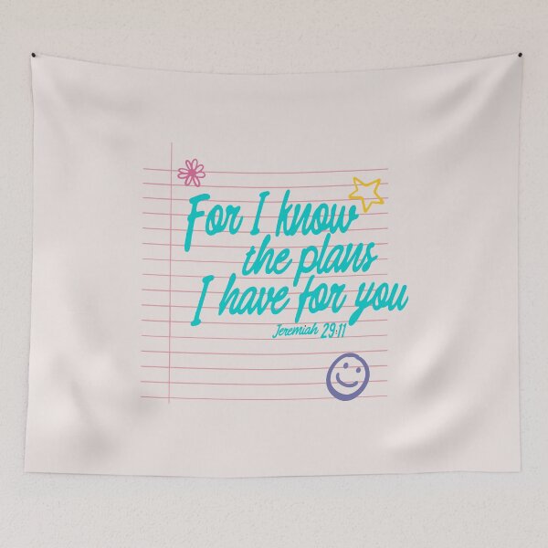 Item preview, For I Know the Plans I Have for You Jeremiah 29:11 Christian Bible Verse designed and sold by mari-kayden.