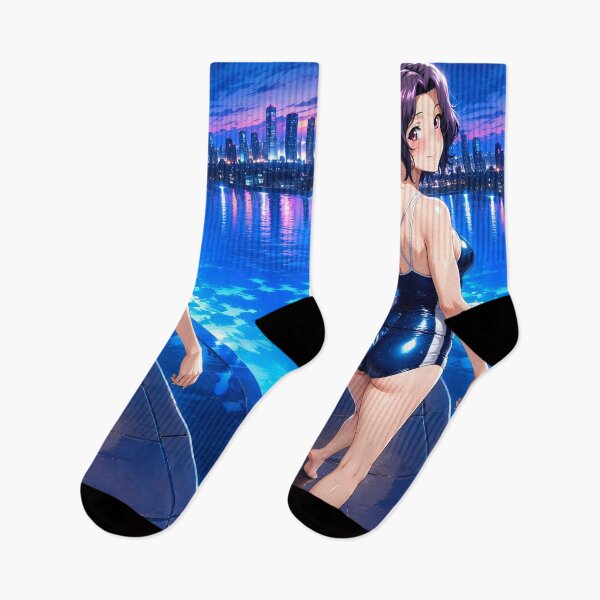 Item preview, Azusa Hamaoka Grand Blue Rooftop Pool Evening designed and sold by earlobejerk.