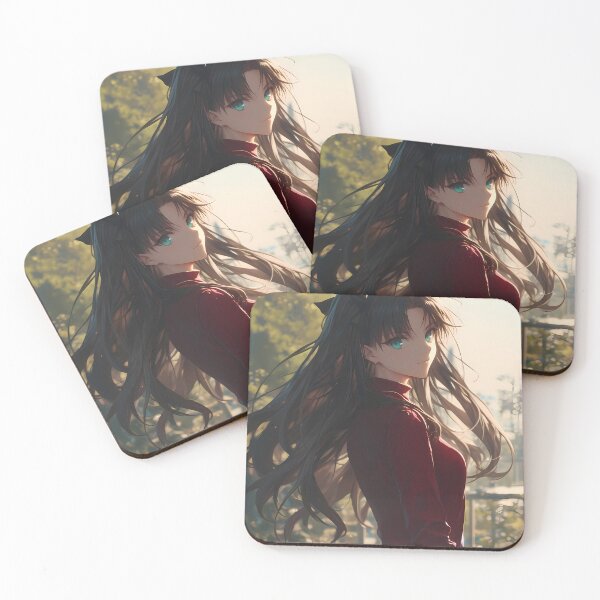 Item preview, Rin Tohsaka Fate Stay Night Elegant Sunset Stare designed and sold by earlobejerk.