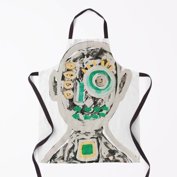 Item preview, Abstract Neo Expressionist Multi Eyed Portrait designed and sold by beoldfashioned.