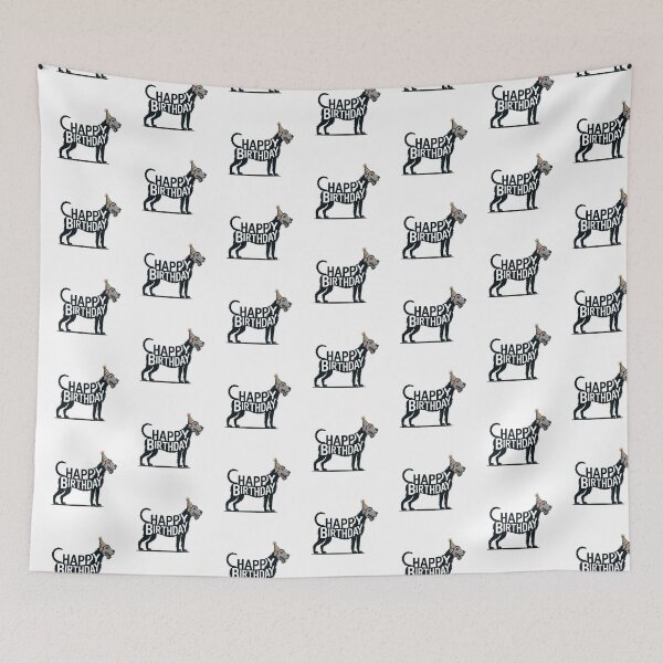 Item preview, Irish Wolfhound Happy Birthday Silhouette designed and sold by TheAnimalZ00.