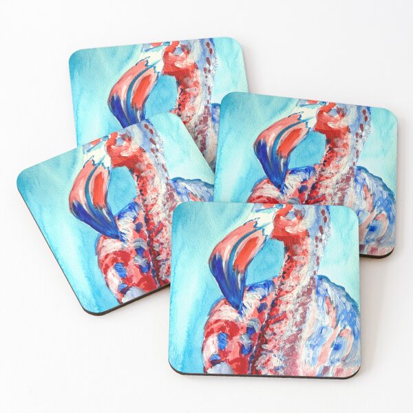 Item preview, Flamingo in Red White and Blue designed and sold by ArtwithaFriend.