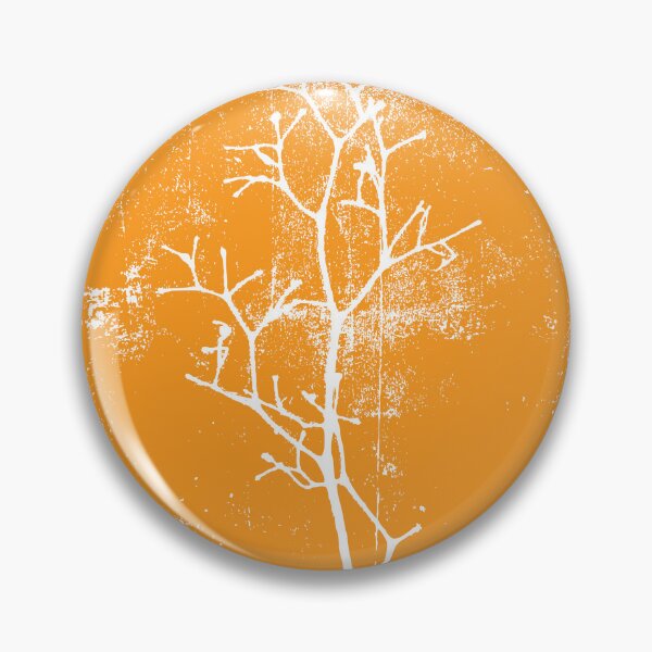 Item preview, Mustard Botanical Branch Wall Art | Minimalist Gelli Nature Print for Modern Home Decor designed and sold by SWSandraWechner.