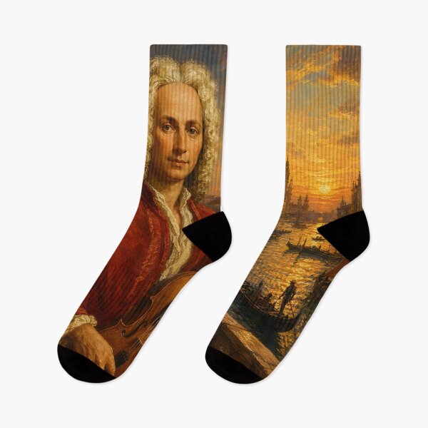 Item preview, Red Priest of Venice: Vivaldi Vintage Oil Painting - The Four Seasons Masterpiece designed and sold by DoReMiStudio.
