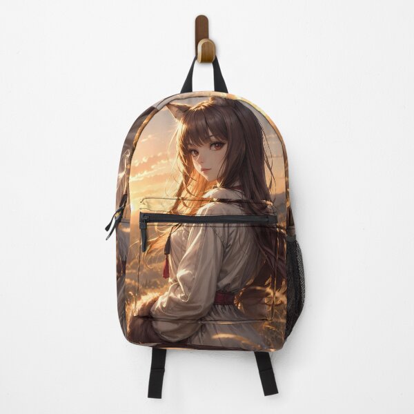 Item preview, Holo Spice and Wolf Golden Sunset Meadow designed and sold by earlobejerk.