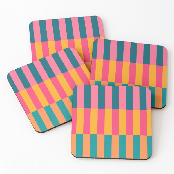 Item preview, Color Block Stripes Pattern Bold Retro Geometric Design designed and sold by Volt Junkies.