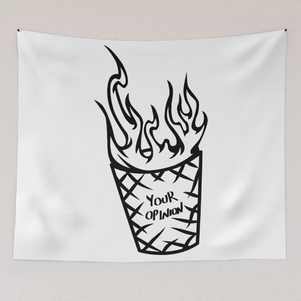 Item preview, Burning Opinion Tattoo Flash designed and sold by villacruz.