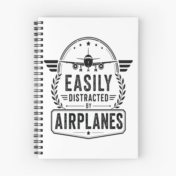Item preview, Easily Distracted By Airplanes Pilot Badge T-Shirt | Aviation Lover Vintage Emblem Gift designed and sold by Moh-nd-Eg.
