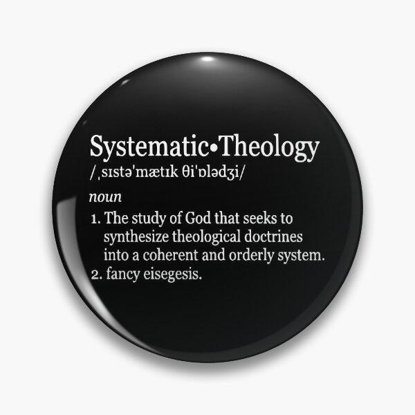 Item preview, Systematic Theology Definition - Fancy Eisegesis Theology Humor designed and sold by 3hornCreations.