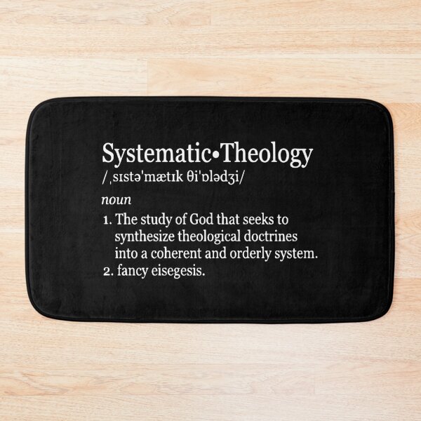 Item preview, Systematic Theology Definition - Fancy Eisegesis Theology Humor designed and sold by 3hornCreations.