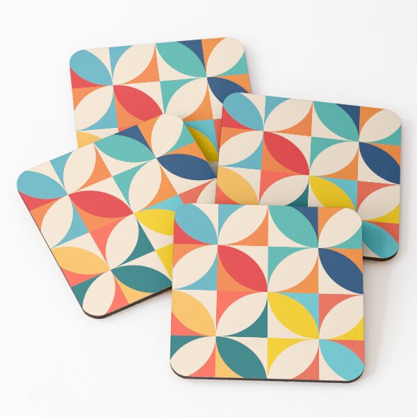 Item preview, Mid Century Modern Geometric Retro Abstract Tile Design designed and sold by Volt Junkies.