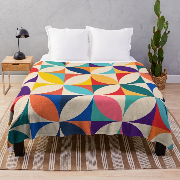 Item preview, Mid Century Modern Geometric Retro Abstract Tile Design designed and sold by Volt Junkies.