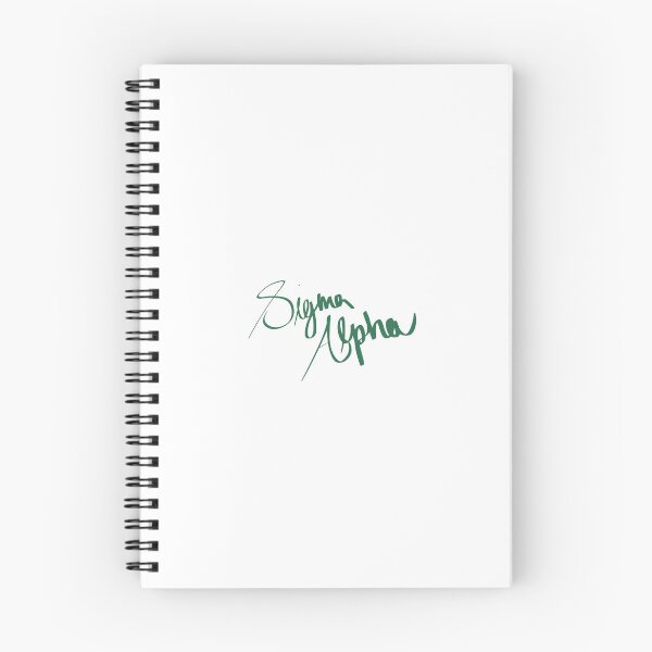 Item preview, Sigma Alpha Handwriting Logo Design designed and sold by messinamae.
