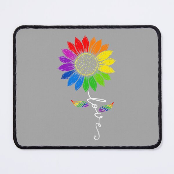 Item preview, Gay Pride Love Sunflower Rainbow Flag LGBTQ Ally LGBT Womens designed and sold by ArleneRowe.
